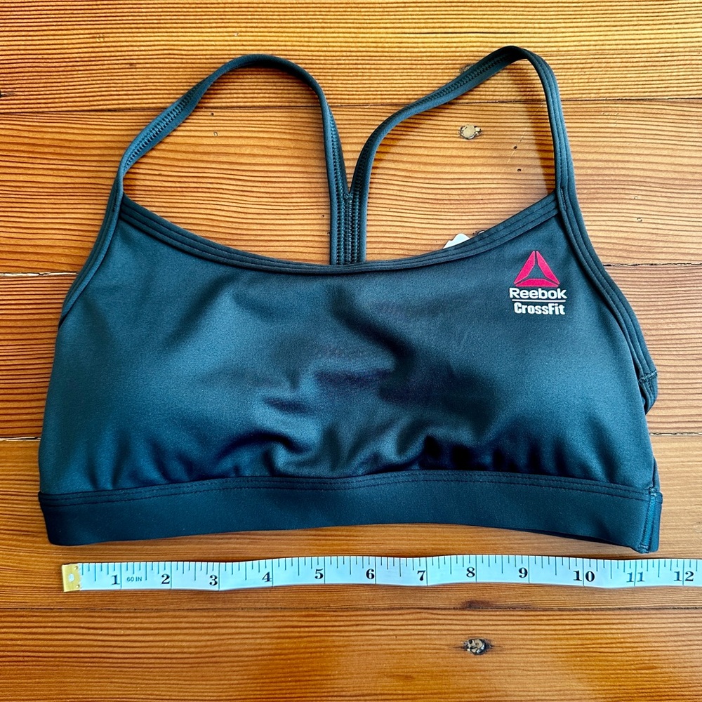 NWT XS old school Reebok CrossFit sports bra RC Skinny Bra with removable pads